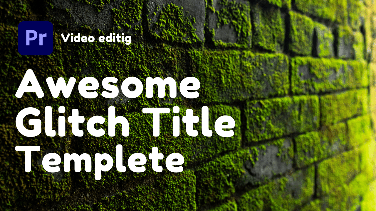 Read more about the article Glitch Title Adobe premiere pro