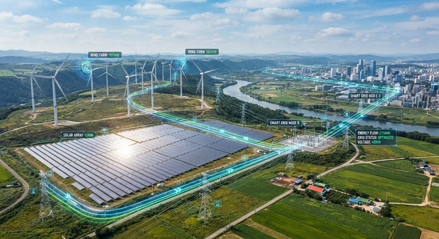 Smart power grid infrastructure utilizing breakthrough energy technologies